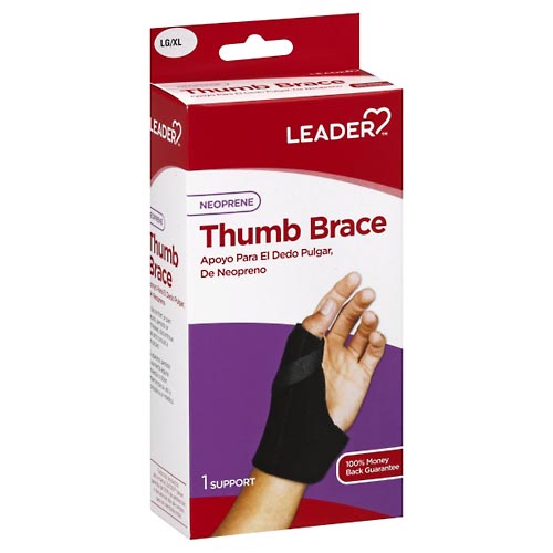 Image for Leader Thumb Brace, Neoprene, Large/Extra Large,1ea from Inovia Pharmacy