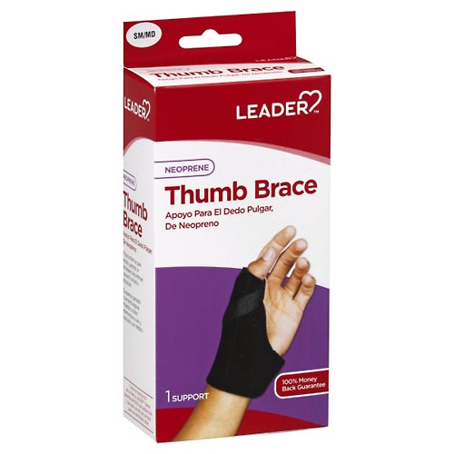 Image for Leader Thumb Brace, Neoprene, Small/Medium,1ea from Inovia Pharmacy