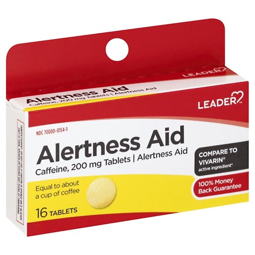 Image for Leader Alertness Aid, Tablets,16ea from Inovia Pharmacy