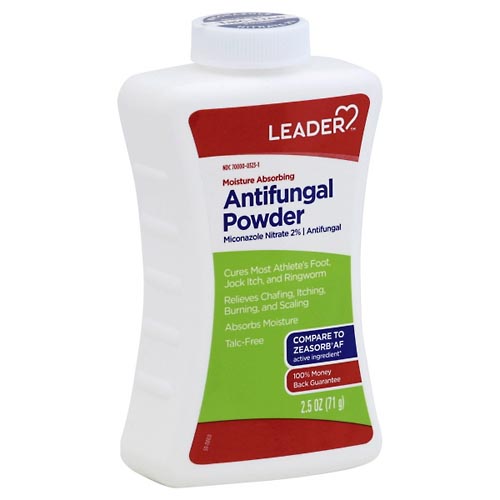 Image for Leader Antifungal Powder, Moisture Absorbing,2.5oz from Inovia Pharmacy