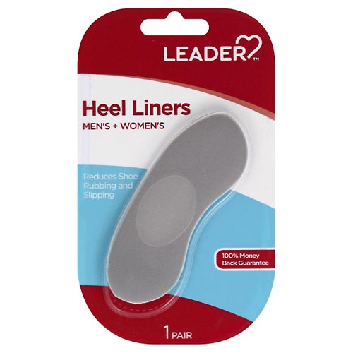 Image for Leader Heel Liners, Men's + Women's,1pr from Inovia Pharmacy