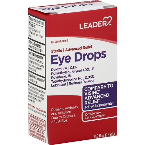Image for Leader Eye Drops, Advanced Relief,0.5oz from Inovia Pharmacy