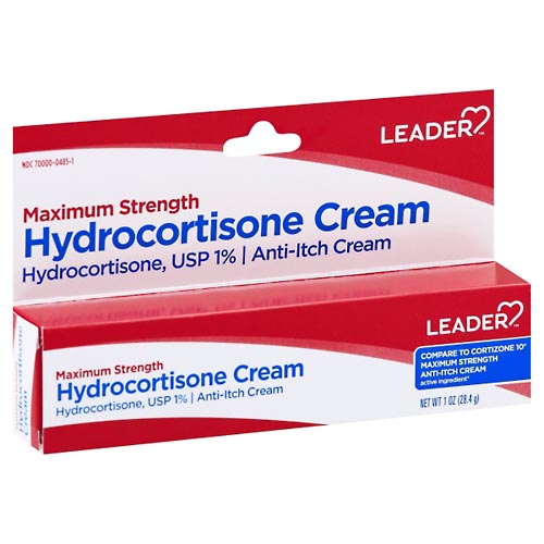 Image for Leader Hydrocortisone Cream, Maximum Strength,1oz from Inovia Pharmacy