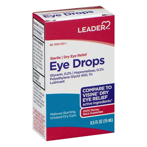 Image for Leader Eye Drops, Sterile,0.5oz from Inovia Pharmacy