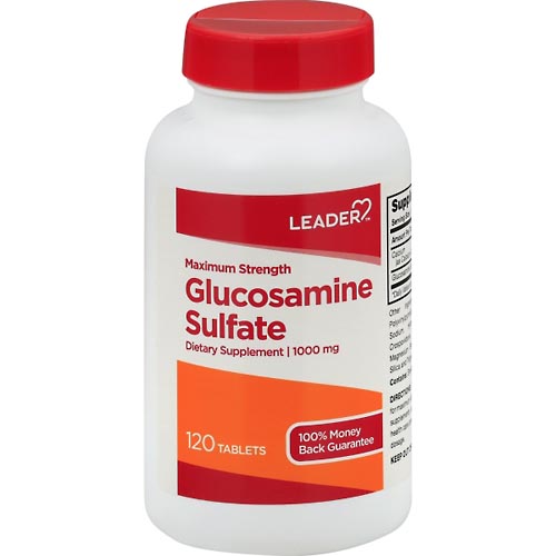 Image for Leader Glucosamine Sulfate, Maximum Strength, 1000 mg, Tablets,120ea from Inovia Pharmacy
