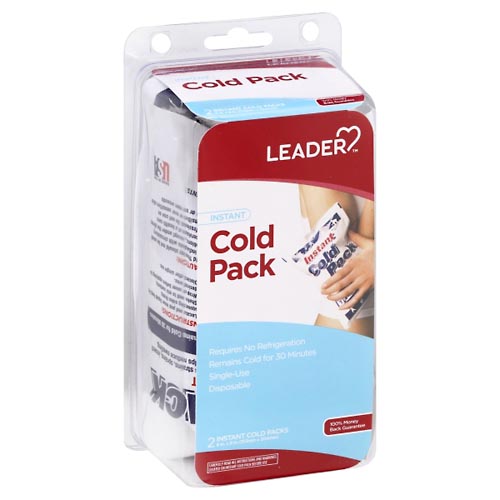 Image for Leader Cold Pack, Instant,2ea from Inovia Pharmacy