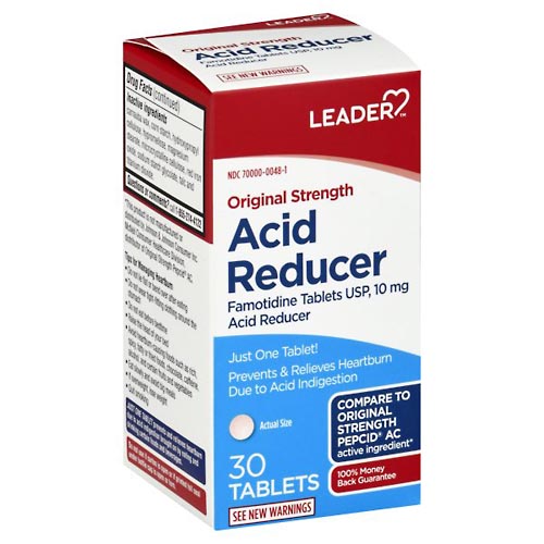 Image for Leader Acid Reducer, Original Strength, Tablets,30ea from Inovia Pharmacy