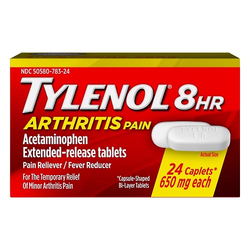 Image for Tylenol Arthritis Pain, 650 mg, Caplets, 8 HR,24ea from Inovia Pharmacy
