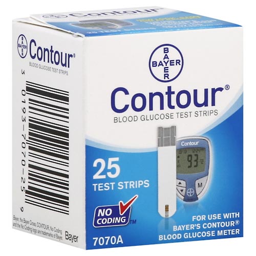 Image for Contour Blood Glucose Test Strips,25ea from Inovia Pharmacy