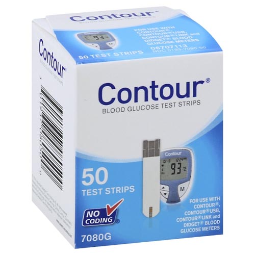 Image for Contour Test Strips, Blood Glucose,50ea from Inovia Pharmacy