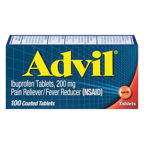 Image for Advil Ibuprofen, 200 mg, Coated Tablets,100ea from Inovia Pharmacy
