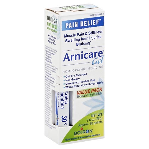 Image for Arnicare Pain Relief, Topical Gel & Oral Pellets, Value Pack,1 Set from Inovia Pharmacy