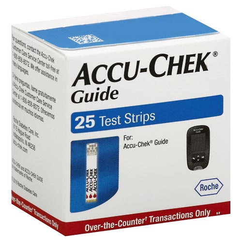Image for Accu Chek Test Strips 25 ea from Inovia Pharmacy