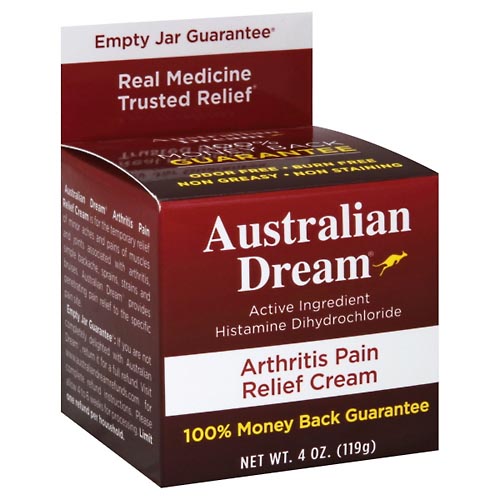 Image for Australian Dream Pain Relief Cream, Arthritis,4oz from Inovia Pharmacy