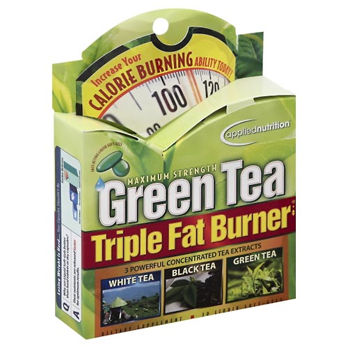 Image for Applied Nutrition Triple Fat Burner, Green Tea, Maximum Strength, Liquid Soft-Gels,30ea from Inovia Pharmacy