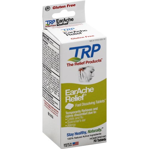 Image for Relief Products EarAche Relief, Fast Dissolving Tablets,70ea from Inovia Pharmacy
